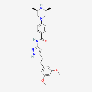 molecular formula C26H33N5O3 B612004 Azd-4547 CAS No. 1035270-39-3