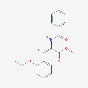 molecular formula C19H19NO4 B6120098 methyl 2-(benzoylamino)-3-(2-ethoxyphenyl)acrylate 
