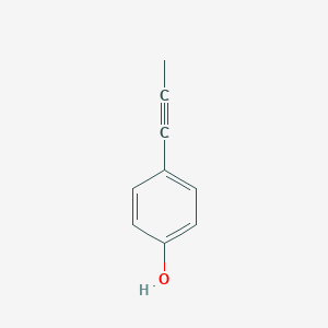 molecular formula C9H8O B061201 4-(1-Propynyl)phenol CAS No. 170651-15-7