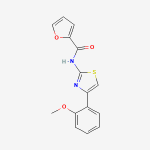 molecular formula C15H12N2O3S B6120395 N-[4-(2-methoxyphenyl)-1,3-thiazol-2-yl]-2-furamide 