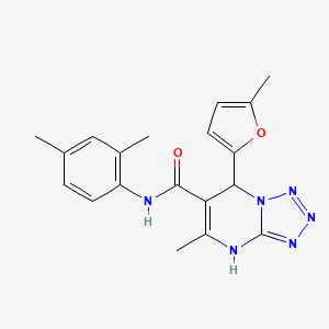 molecular formula C19H20N6O2 B6120401 N-(2,4-dimethylphenyl)-5-methyl-7-(5-methyl-2-furyl)-4,7-dihydrotetrazolo[1,5-a]pyrimidine-6-carboxamide 
