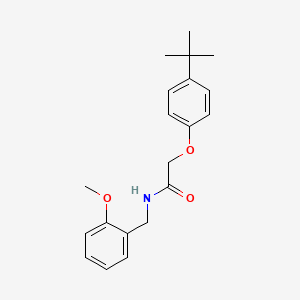 molecular formula C20H25NO3 B6120551 2-(4-tert-butylphenoxy)-N-(2-methoxybenzyl)acetamide 