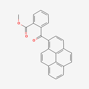 molecular formula C25H16O3 B6120703 methyl 2-(1-pyrenylcarbonyl)benzoate 
