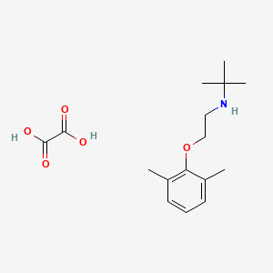 N-[2-(2,6-dimethylphenoxy)ethyl]-2-methyl-2-propanamine oxalate