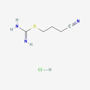 molecular formula C5H10ClN3S B612082 4-异硫脲丁腈盐酸盐 CAS No. 66592-89-0