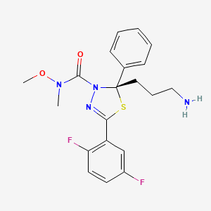 molecular formula C20H22F2N4O2S B612139 Filanesib CAS No. 885060-09-3