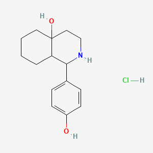 1-(4-hydroxyphenyl)octahydro-4a(2H)-isoquinolinol hydrochloride