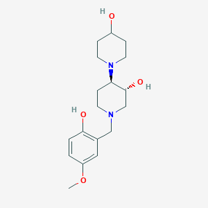 (3'R*,4'R*)-1'-(2-hydroxy-5-methoxybenzyl)-1,4'-bipiperidine-3',4-diol