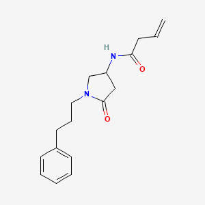 N-[5-oxo-1-(3-phenylpropyl)-3-pyrrolidinyl]-3-butenamide
