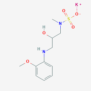 potassium {2-hydroxy-3-[(2-methoxyphenyl)amino]propyl}methylsulfamate