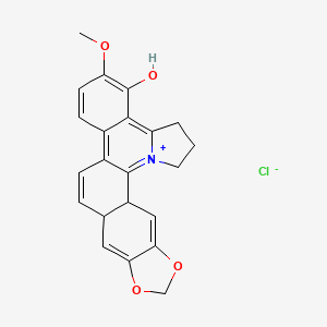 B612180 17-Methoxy-5,7-dioxa-24-azoniahexacyclo[11.11.0.02,10.04,8.014,19.020,24]tetracosa-1(24),3,8,11,13,15,17,19-octaen-18-ol;chloride CAS No. 208237-49-4