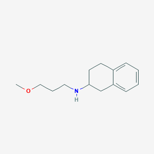 molecular formula C14H21NO B6121978 (3-methoxypropyl)1,2,3,4-tetrahydro-2-naphthalenylamine 