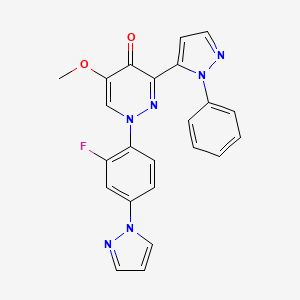 molecular formula C23H17FN6O2 B612202 Balipodect CAS No. 1238697-26-1
