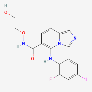 molecular formula C16H14FIN4O3 B612207 Gdc-0623 CAS No. 1168091-68-6