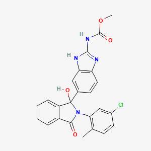 molecular formula C24H19ClN4O4 B612212 BMS-908662游离碱 CAS No. 870603-16-0
