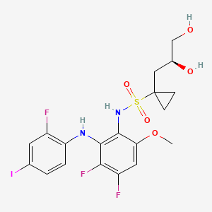 molecular formula C19H20F3IN2O5S B612215 Refametinib CAS No. 923032-37-5