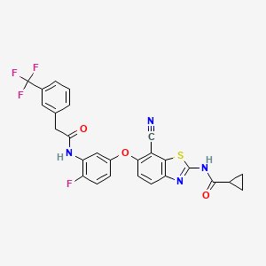 molecular formula C27H18F4N4O3S B612219 TAK-632 