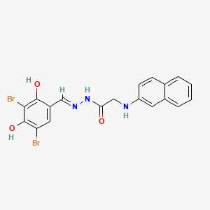 molecular formula C19H15Br2N3O3 B612223 CFTR 抑制剂 II，GlyH-101 CAS No. 328541-79-3