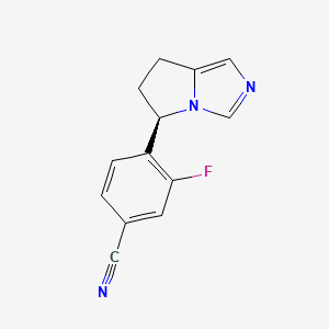molecular formula C13H10FN3 B612234 Osilodrostat CAS No. 928134-65-0