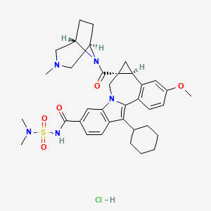 molecular formula C36H46ClN5O5S B612243 盐酸贝克拉布韦 CAS No. 958002-36-3