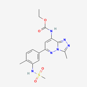 molecular formula C17H20N6O4S B612248 Bromosporine 