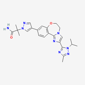 molecular formula C24H28N8O2 B612264 塔塞利司 CAS No. 1282512-48-4