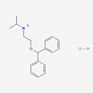 molecular formula C18H24ClNO B6122707 N-[2-(diphenylmethoxy)ethyl]-2-propanamine hydrochloride CAS No. 63918-18-3