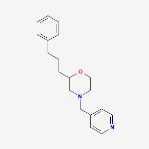 molecular formula C19H24N2O B6122723 2-(3-phenylpropyl)-4-(4-pyridinylmethyl)morpholine 