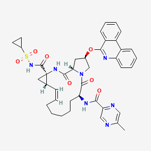 molecular formula C40H43N7O7S B612276 Paritaprevir CAS No. 1216941-48-8