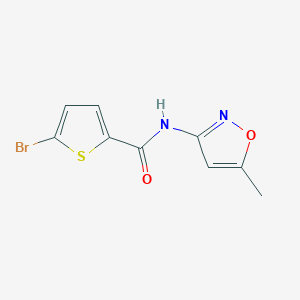 molecular formula C9H7BrN2O2S B6122763 5-bromo-N-(5-methyl-3-isoxazolyl)-2-thiophenecarboxamide 