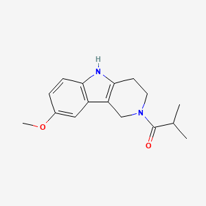 molecular formula C16H20N2O2 B6122793 2-isobutyryl-8-methoxy-2,3,4,5-tetrahydro-1H-pyrido[4,3-b]indole 