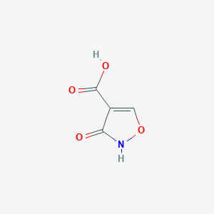 molecular formula C4H3NO4 B061230 3-Hydroxyisoxazole-4-carboxylic acid CAS No. 178316-78-4
