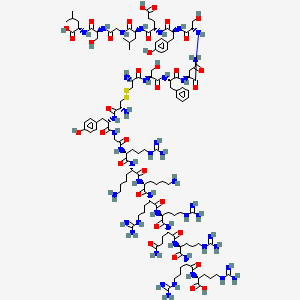 molecular formula C120H199N45O34S2 B612300 Delcasertib CAS No. 949100-39-4