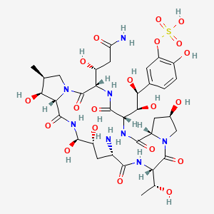 molecular formula C35H52N8O20S B612303 FR179642 CAS No. 168110-44-9