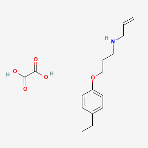 molecular formula C16H23NO5 B6123144 N-[3-(4-ethylphenoxy)propyl]-2-propen-1-amine oxalate 