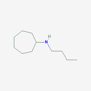 molecular formula C11H23N B061232 N-丁基环庚胺 CAS No. 161012-67-5