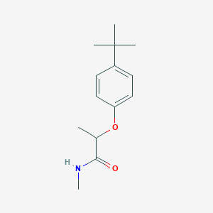 molecular formula C14H21NO2 B6123211 2-(4-tert-butylphenoxy)-N-methylpropanamide 