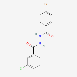 N'-(4-bromobenzoyl)-3-chlorobenzohydrazide