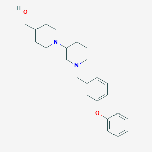 molecular formula C24H32N2O2 B6123330 [1'-(3-phenoxybenzyl)-1,3'-bipiperidin-4-yl]methanol 