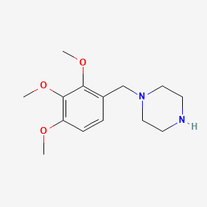 molecular formula C14H24N2O3 B612337 Trimetazidine CAS No. 5011-34-7