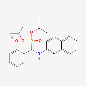 molecular formula C23H28NO4P B6123472 diisopropyl [(2-hydroxyphenyl)(2-naphthylamino)methyl]phosphonate 