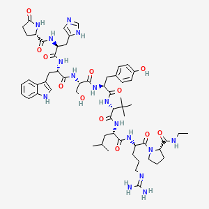 molecular formula C59H84N16O12 B612356 Lecirelin CAS No. 61012-19-9