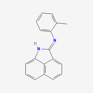 molecular formula C18H14N2 B6123674 N-(2-methylphenyl)benzo[cd]indol-2-amine 