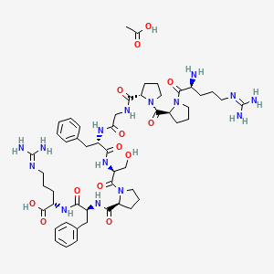 molecular formula C50H73N15O11 B612376 Bradykinin acetate salt CAS No. 6846-03-3