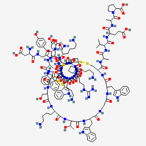 molecular formula C174H241N47O46S6 B612406 jingzhaotoxin-III CAS No. 925463-91-8