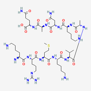 molecular formula C49H92N18O13S B612428 GluR2m CAS No. 243843-42-7