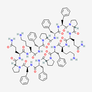 molecular formula C96H122N18O16 B612432 187-1, N-WASP inhibitor CAS No. 380488-27-7