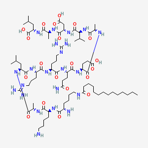 molecular formula C78H142N22O20 B612456 AIP Myristoylated CAS No. 201422-04-0
