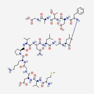 molecular formula C72H116N18O23S B612457 Rac1 Inhibitor F56, control peptide CAS No. 1315378-77-8