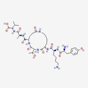 molecular formula C38H61N9O11 B612458 PDZ1 Domain inhibitor peptide CAS No. 1315378-73-4